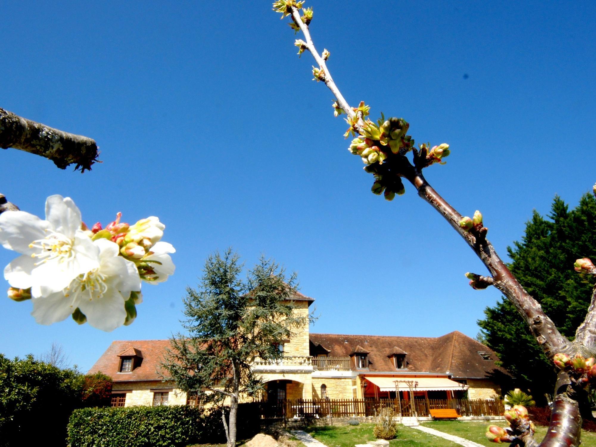 Logis Hotel-Restaurant Les Collines 59 Route Des Cretes Cublac Exterior foto